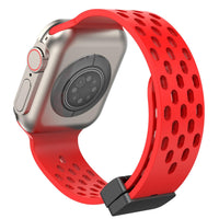 Thumbnail for Magnetic Buckle Perforated Silicone Bracelet for Apple Watch - watchband.direct