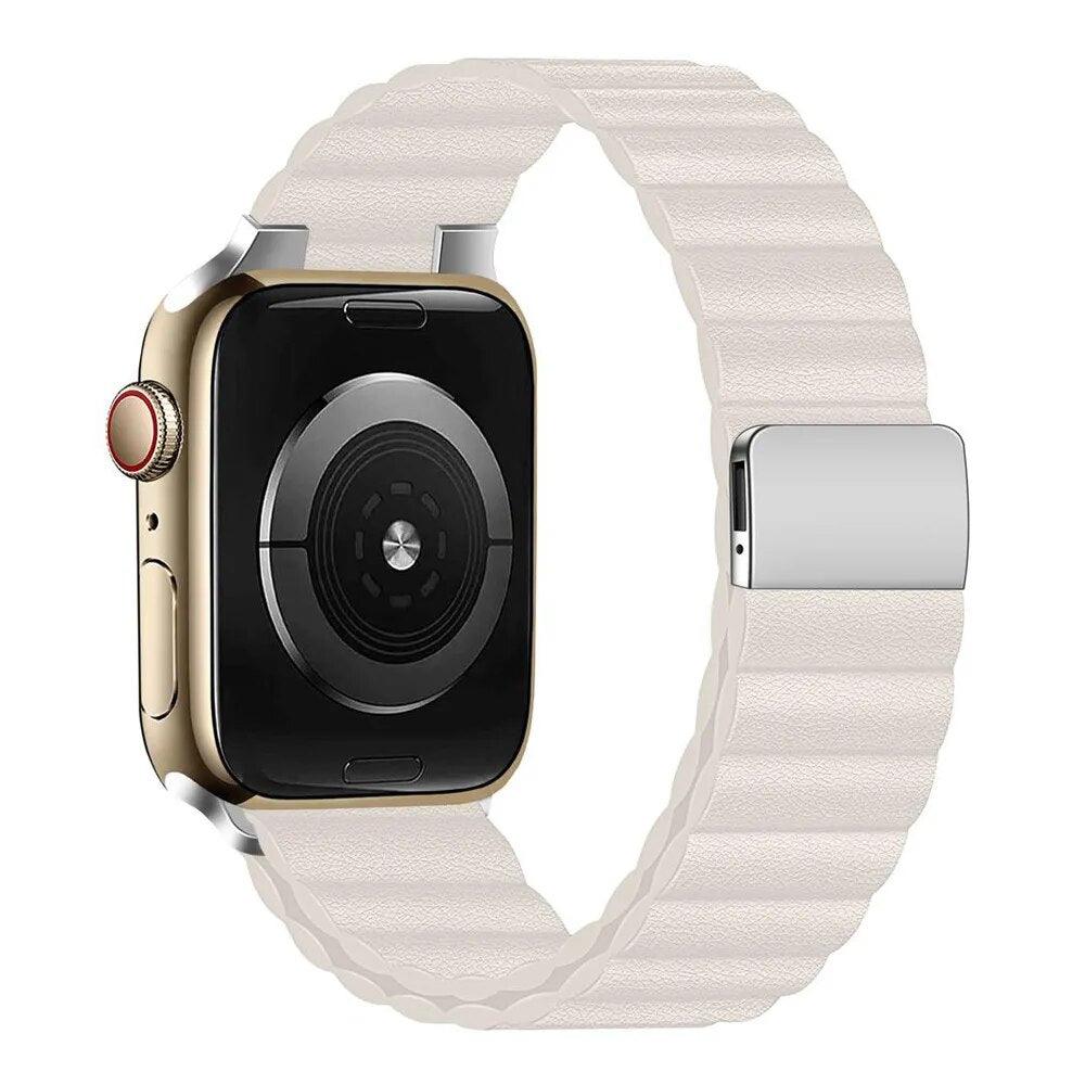 Magnetic Leather Strap for Apple Watch - watchband.direct