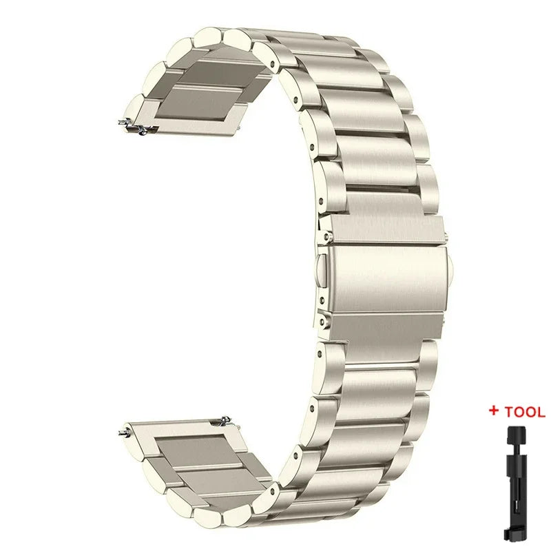 Stainless Steel Bracelet for Samsung Galaxy Watch & Huawei GT