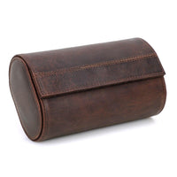 Thumbnail for Leather 2 Slots Watch Roll Case - watchband.direct
