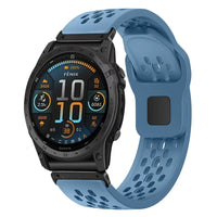 Thumbnail for QuickFit Silicone Sport Strap for Garmin Fenix, Tactix & Forerunner