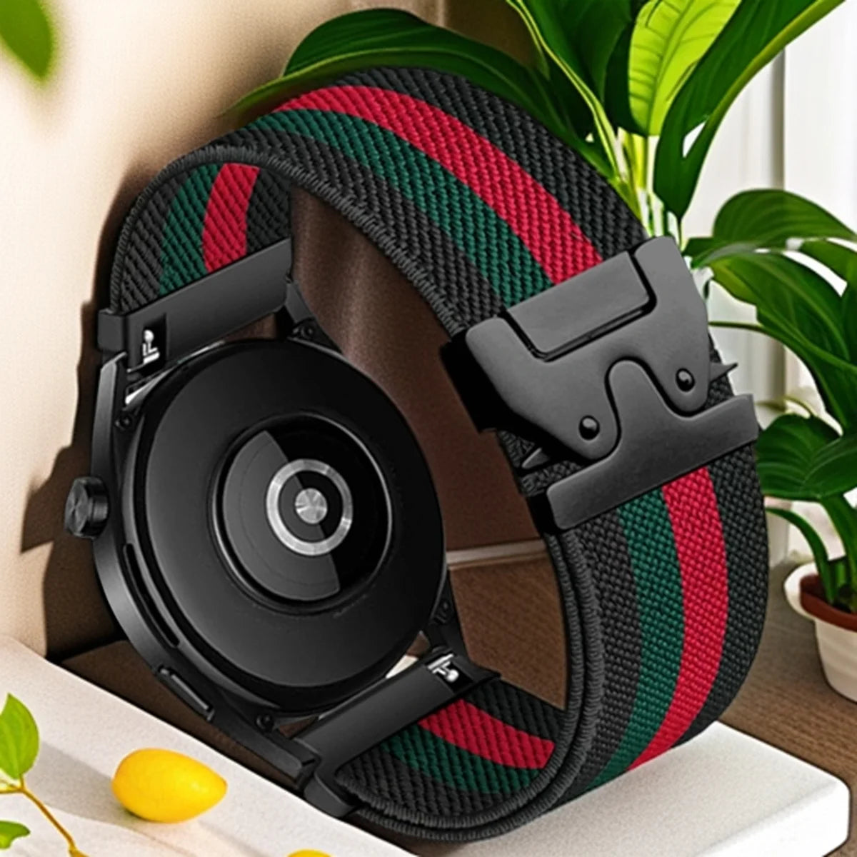 Quick Release Nylon Parachute Loop Strap for Samsung, Garmin & Huawei