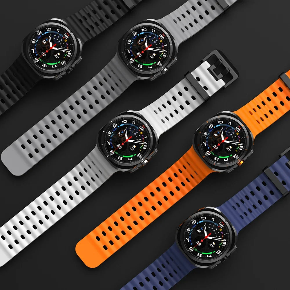 Marine Silicone Strap for Samsung Galaxy Watch Ultra
