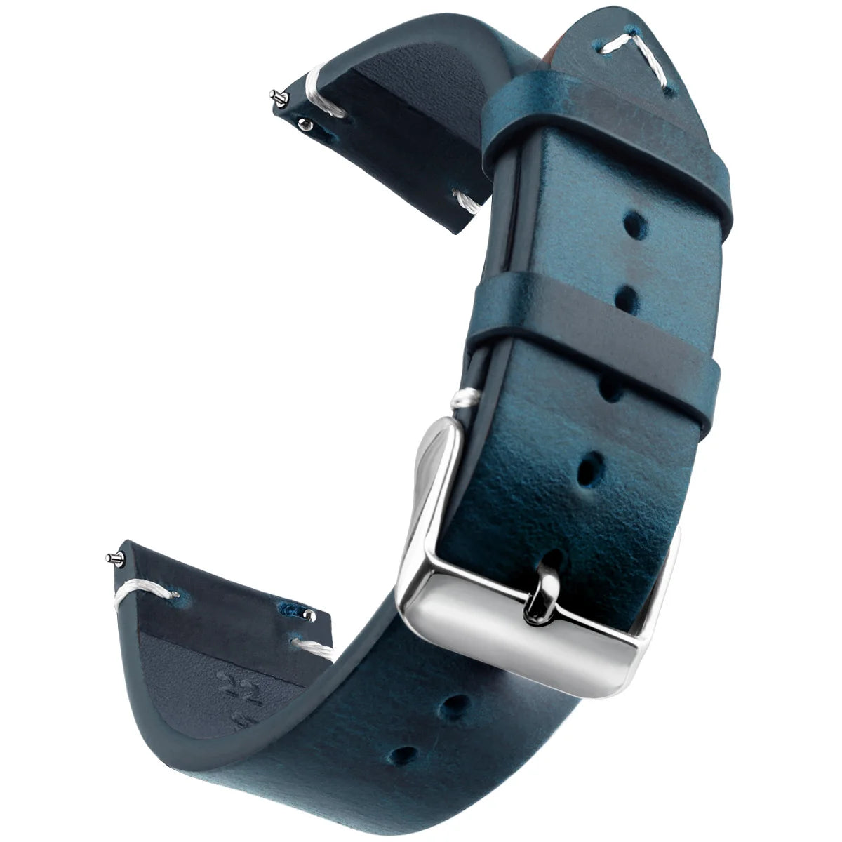 Wax Genuine Leather Quick Release Watch Strap