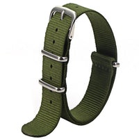 Thumbnail for Classic Unicolor Nylon Seatbelt Strap - watchband.direct