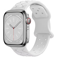 Thumbnail for Braided Pattern Silicone Band for Apple Watch - watchband.direct