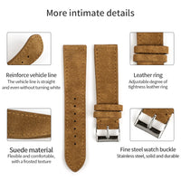 Thumbnail for Vintage Suede Leather Watch Strap