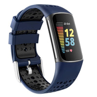 Thumbnail for Silicone Perforated Sports Strap for Fitbit Charge 5 - watchband.direct