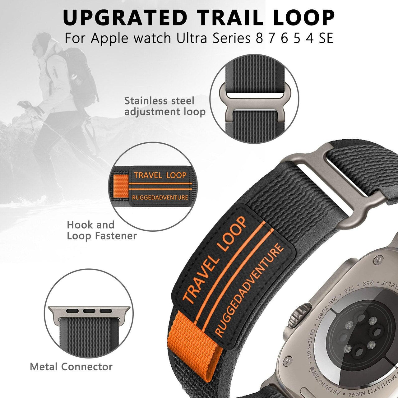 Trail Loop Travel Band for Apple Watch - watchband.direct