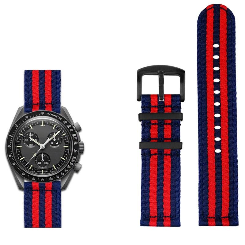 Nylon Strap for Omega Joint Moonswatch - watchband.direct