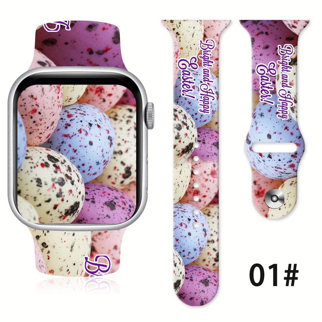 Easter Print Band for Apple Watch - watchband.direct