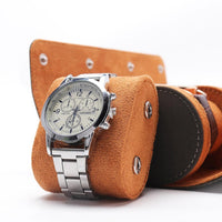 Thumbnail for 3-Grid Premium Leather Watch Box - watchband.direct