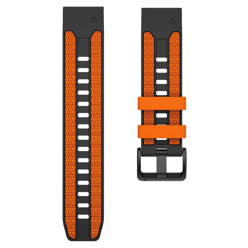QuickFit Breathable Silicone Strap for Garmin Fenix, Venu & Tactix