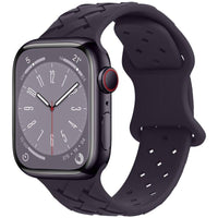 Thumbnail for Braided Pattern Silicone Band for Apple Watch - watchband.direct