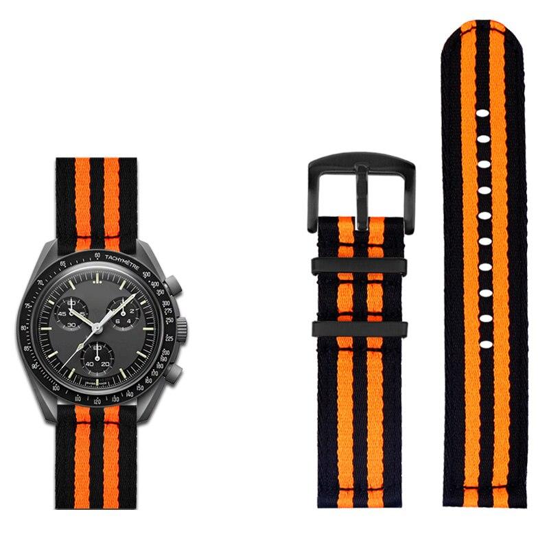 Nylon Strap for Omega Joint Moonswatch - watchband.direct