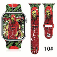 Thumbnail for Blackened Skull Silicone Strap for Apple Watch - watchband.direct
