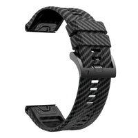 Thumbnail for QuickFit Carbon Fiber Texture Silicone Strap for Garmin Fenix & Epix