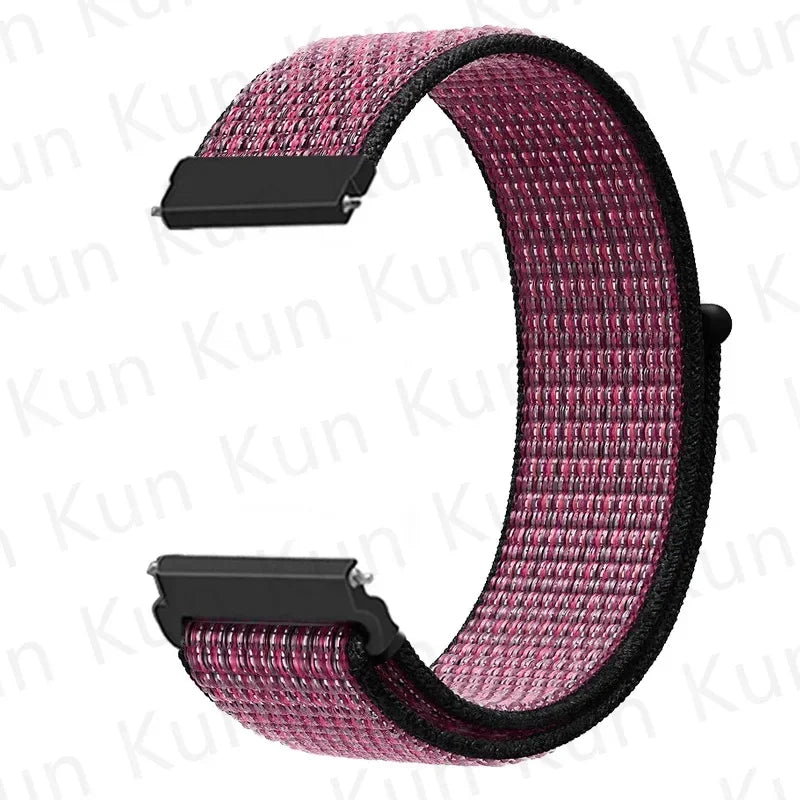 Nylon Loop Sport Bracelet for Samsung Galaxy Watch & Huawei GT