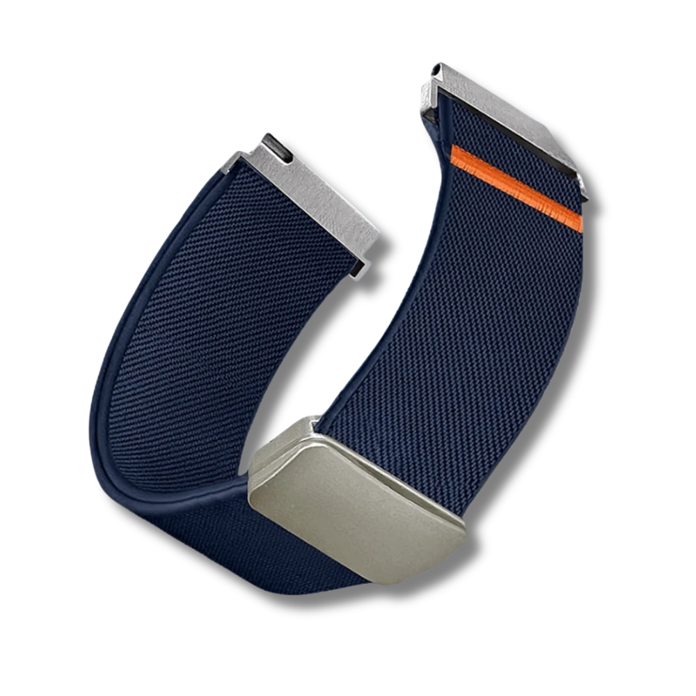 Magnetic Elastic Nylon Strap for Garmin, Samsung & Huawei