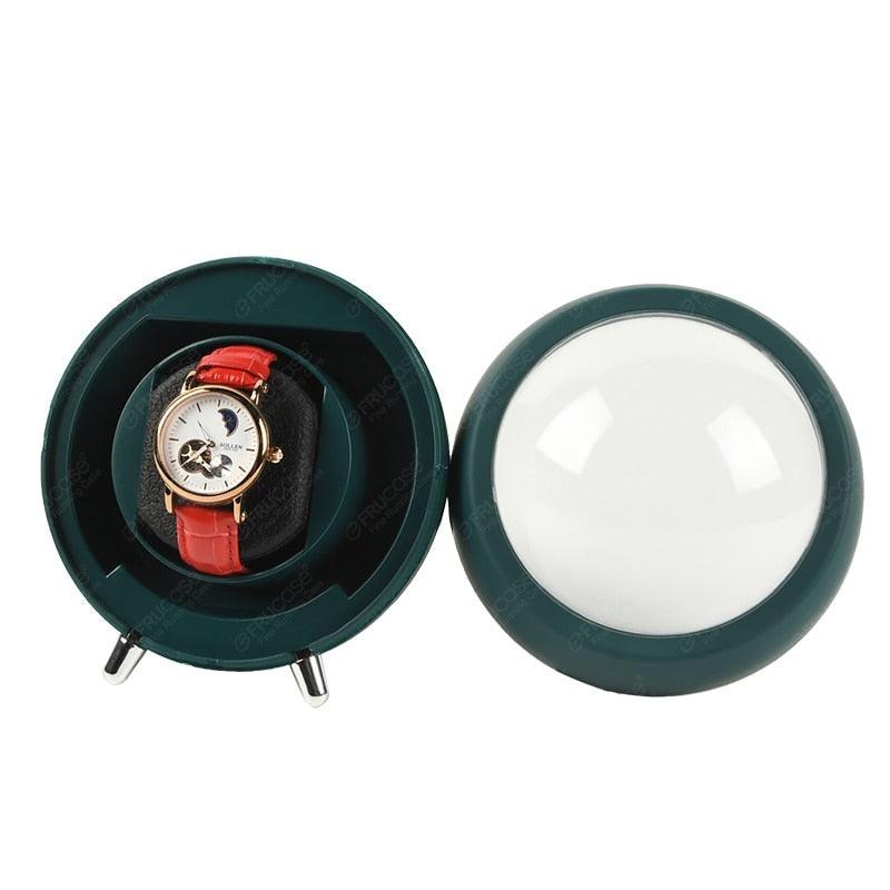 ABS Single Slot Sphere Watch Winder for Automatic Watches - watchband.direct