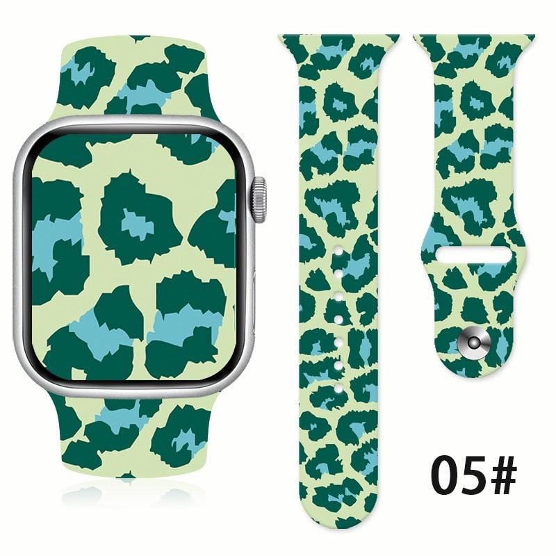 Animal Fur Printed Silicone Band for Apple Watch - watchband.direct