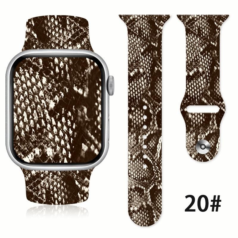 Animal Fur Printed Silicone Band for Apple Watch - watchband.direct