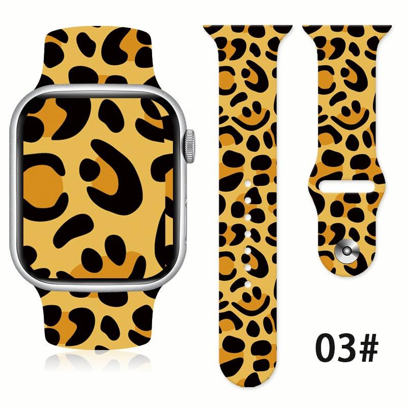 Animal Fur Printed Silicone Band for Apple Watch - watchband.direct