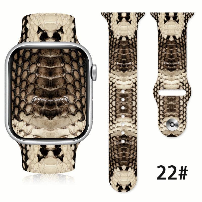 Animal Fur Printed Silicone Band for Apple Watch - watchband.direct