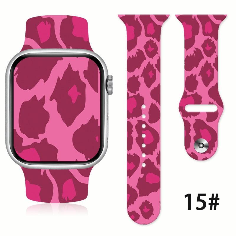 Animal Fur Printed Silicone Band for Apple Watch - watchband.direct