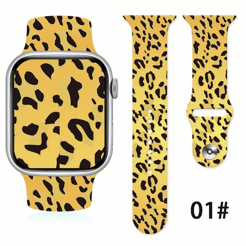 Animal Fur Printed Silicone Band for Apple Watch - watchband.direct