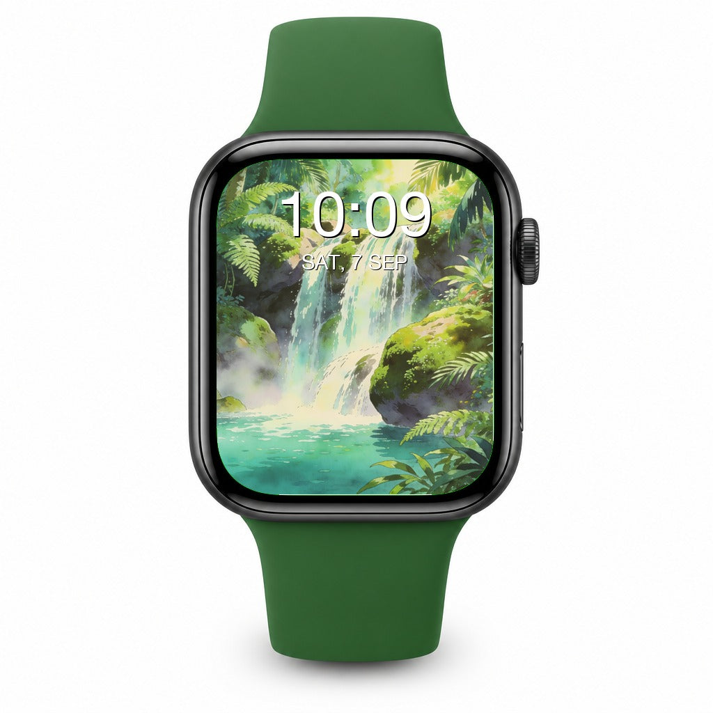 Tropical Jungle Wallpapers for Apple Watch - Anime / Illustrated Bundle