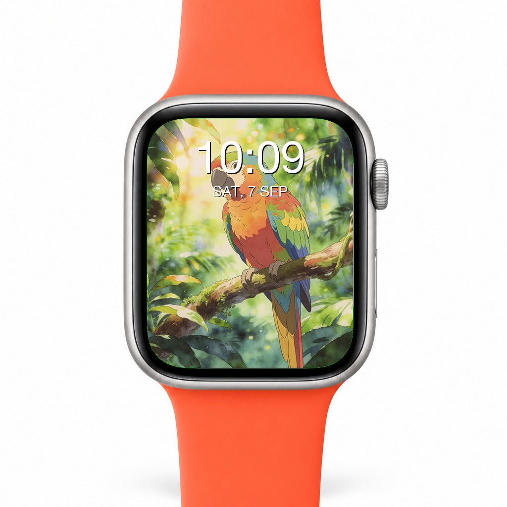 Tropical Jungle Wallpapers for Apple Watch - Anime / Illustrated Bundle