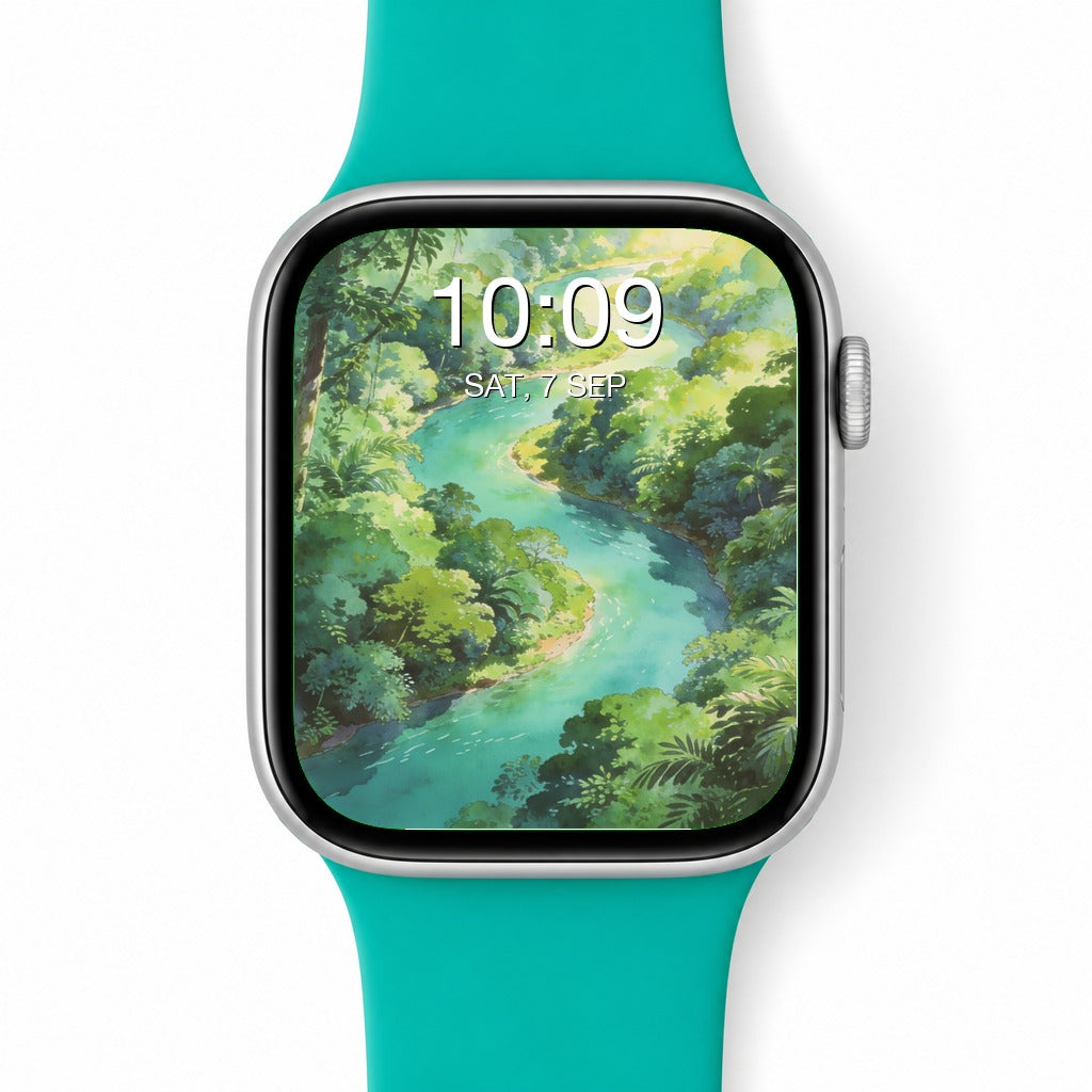 Tropical Jungle Wallpapers for Apple Watch - Anime / Illustrated Bundle