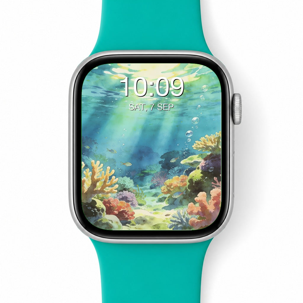 Summer Beach Apple Watch Wallpapers – Anime Style Bundle