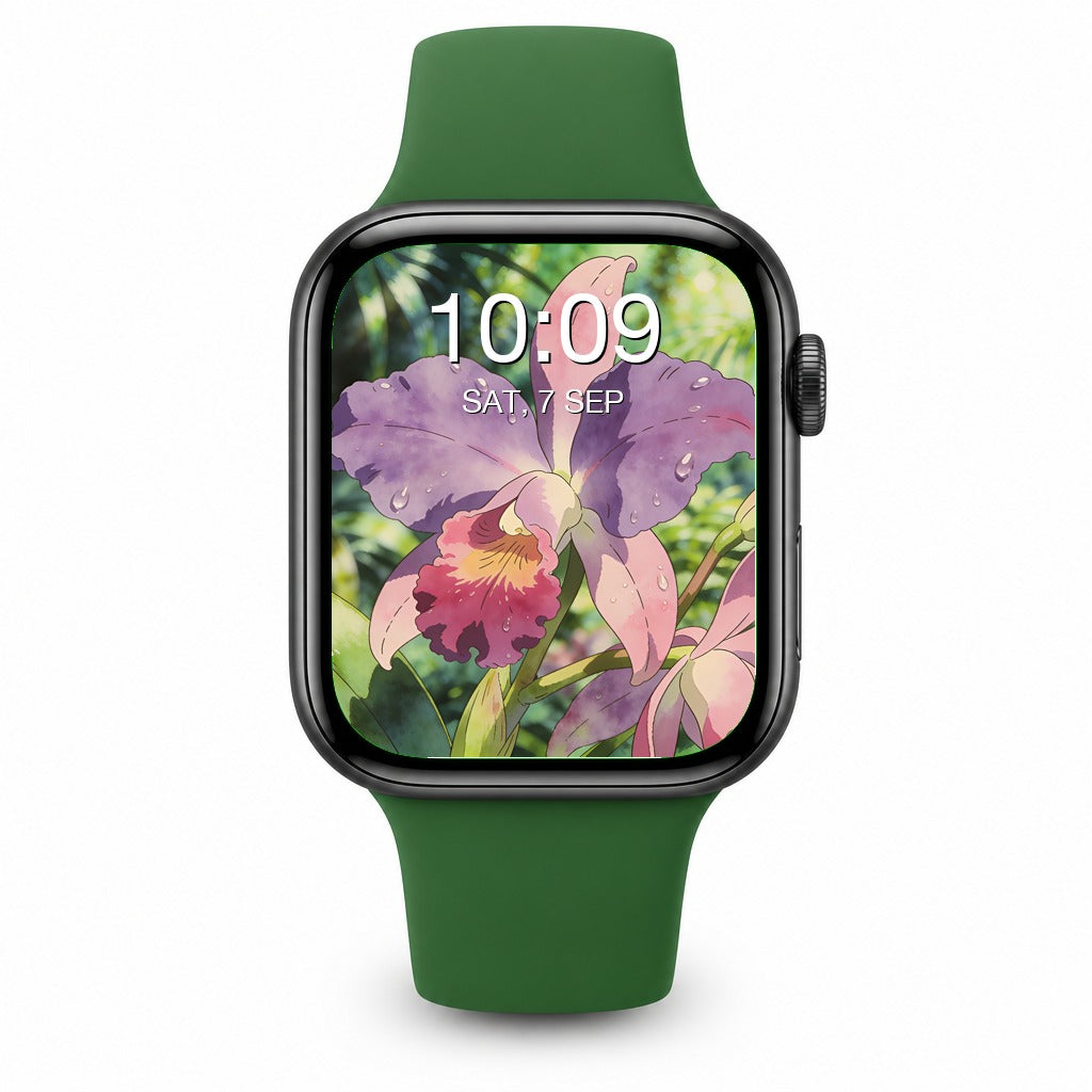 Tropical Jungle Wallpapers for Apple Watch - Anime / Illustrated Bundle