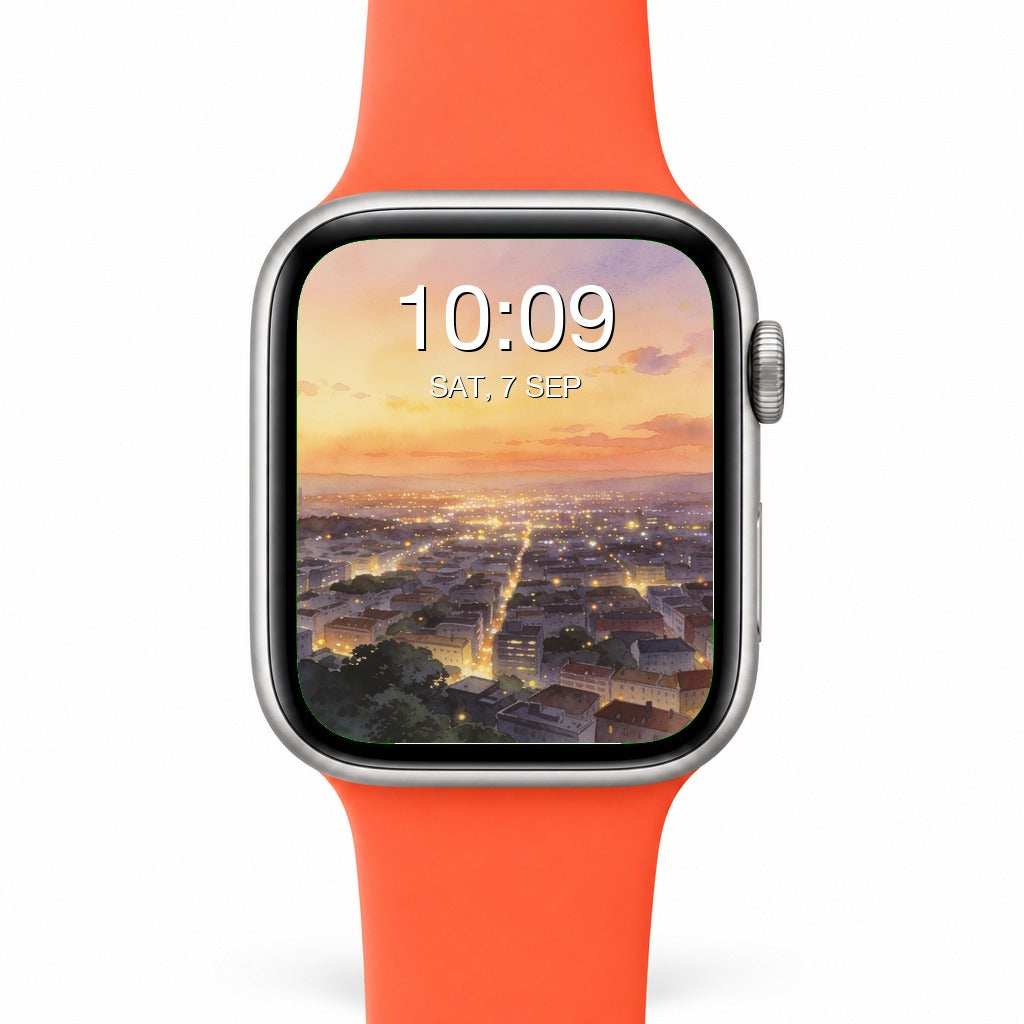 Sunset City Apple Watch Wallpapers - Anime Bundle