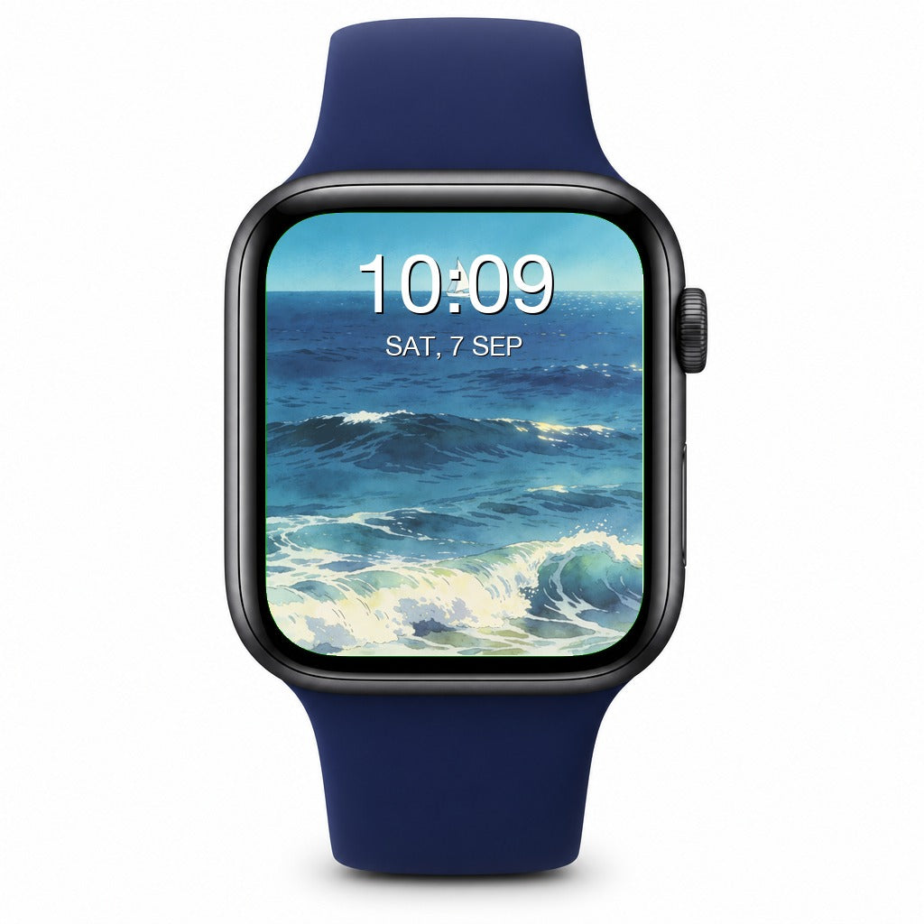 Summer Beach Apple Watch Wallpapers – Anime Style Bundle