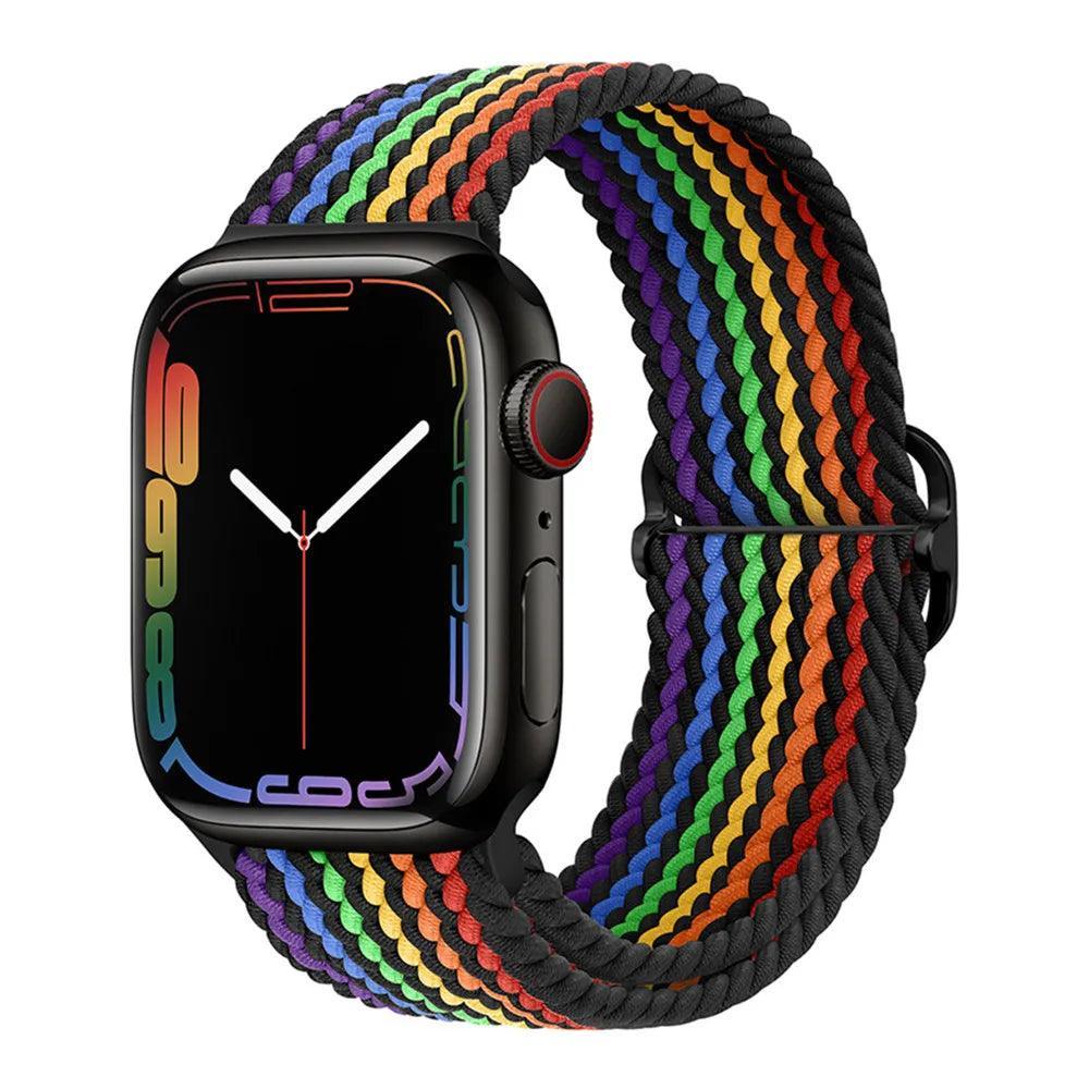 Braided Adjustable Solo Loop for Apple Watch - watchband.direct