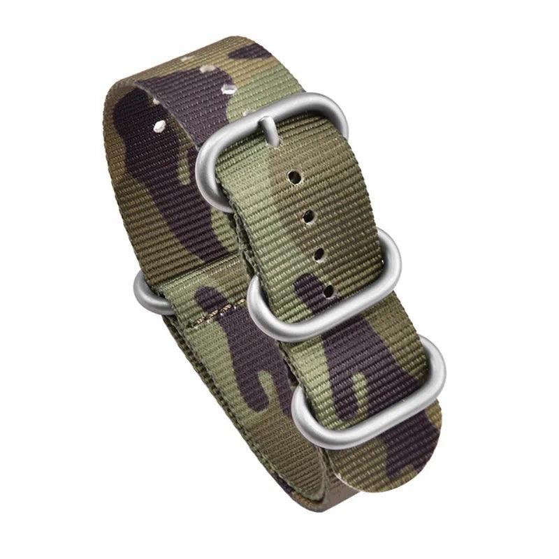 Camouflage Nylon Strap - watchband.direct