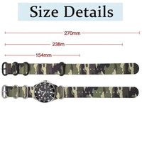 Thumbnail for Camouflage Nylon Strap - watchband.direct