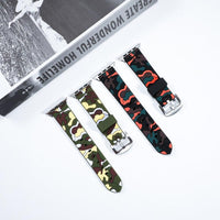 Thumbnail for Camouflage Silicone Strap for Apple Watch - watchband.direct