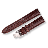 Thumbnail for Alligator Print Grain Leather Watch Band - watchband.direct
