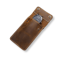 Thumbnail for Leather 1-Slot Watch Travel Pouch - watchband.direct
