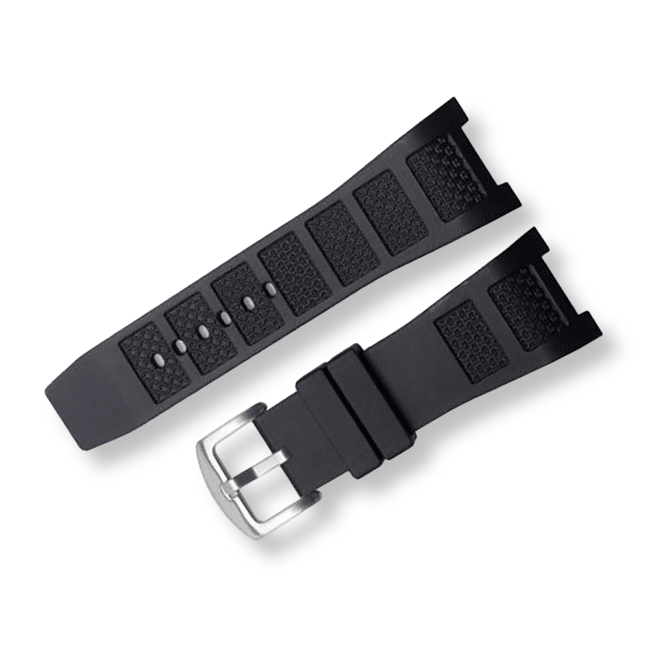 Notched End Rubber Watchband for IWC - watchband.direct