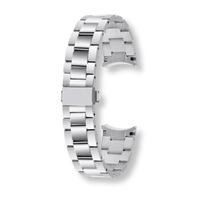 Thumbnail for Solid Curved End Metal Watchband - watchband.direct