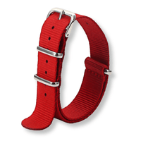 Thumbnail for Classic Unicolor Nylon Seatbelt Strap - watchband.direct