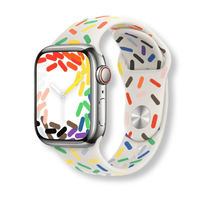 Thumbnail for Pride Confetti Silicone Strap for Apple Watch - watchband.direct
