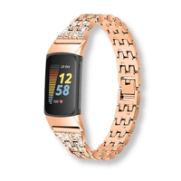 Thumbnail for Bling Metal Wrist Band for Fitbit Charge 2 - 5 - watchband.direct