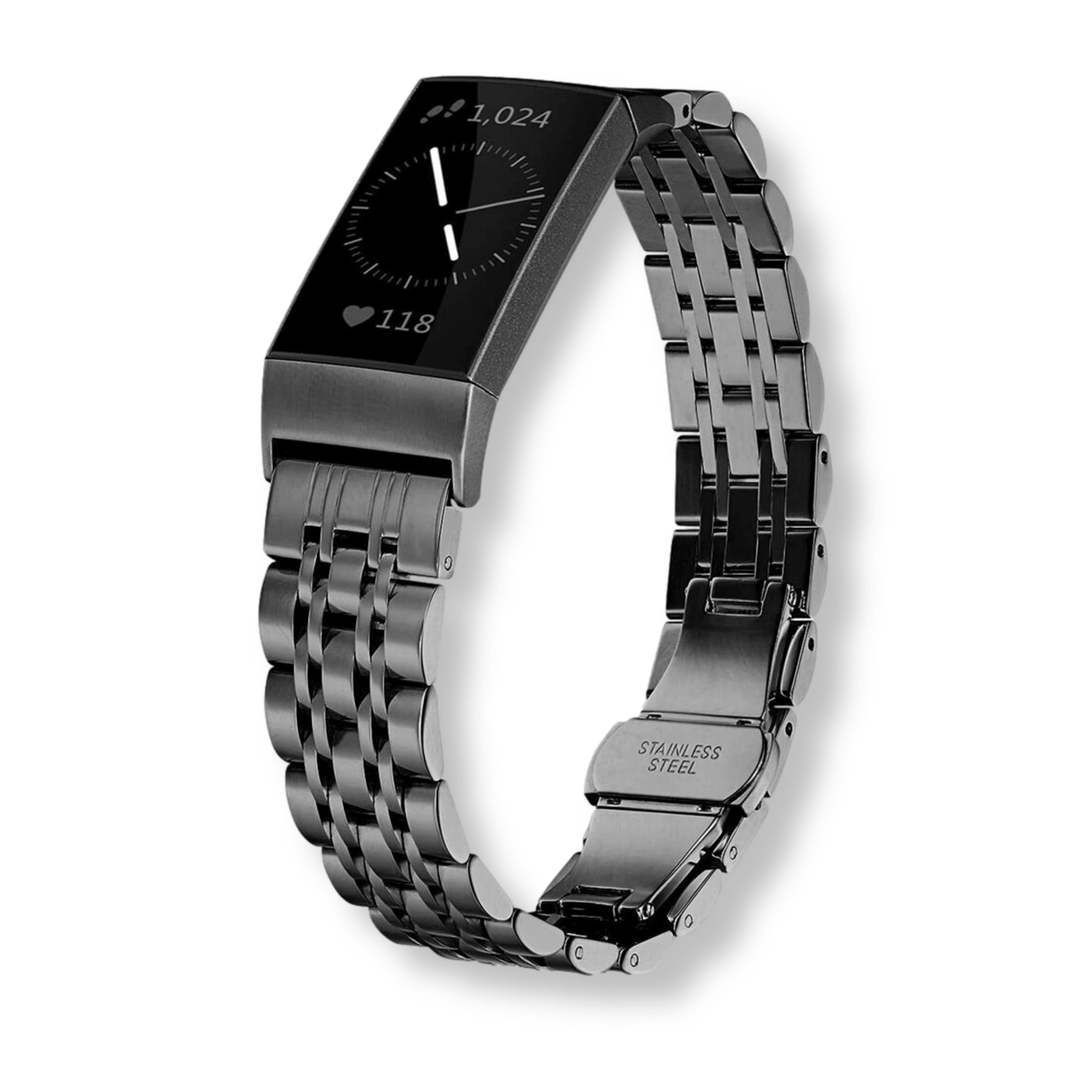 President Stainless Steel Watch Band for Fitbit Charge - watchband.direct