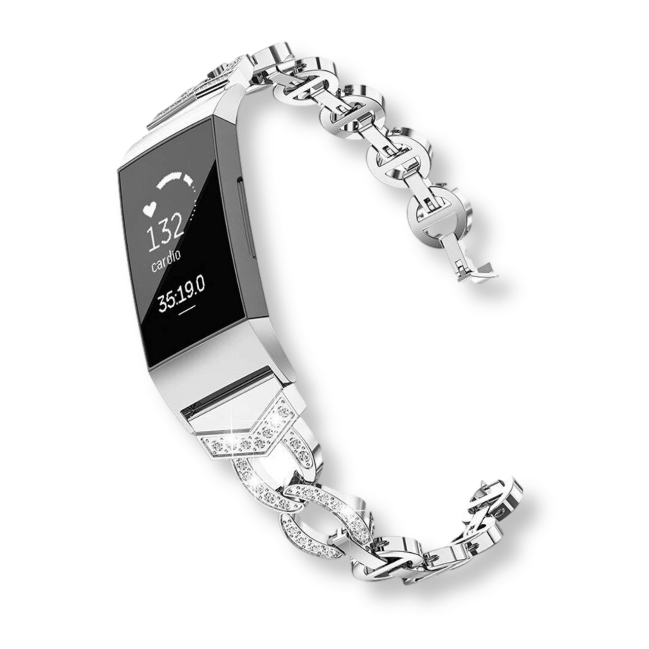 Stainless Steel Bling Strap for Fitbit Charge - watchband.direct